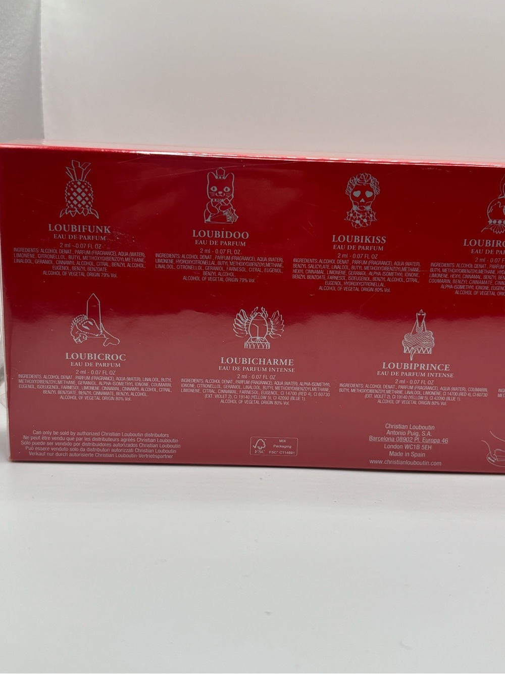 Christian Louboutin Discovery Set 10 Piece Empty EDP Mini Samples - Picture 5 of 6